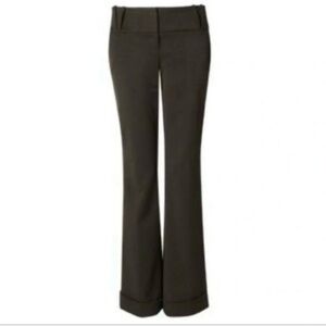 Ricki’s Trousers Flare Leg Relaxed Fit Mid Rise Charcoal Grey Pants Size 2 NWT
